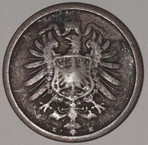 1875E - 2 PFENNIG - GERMAN EMPIRE (Copper) KM#2